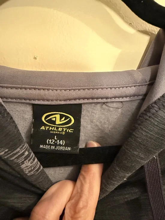 Athletic Works Gray Camouflage Pullover Hoodie - Picture 2 of 3